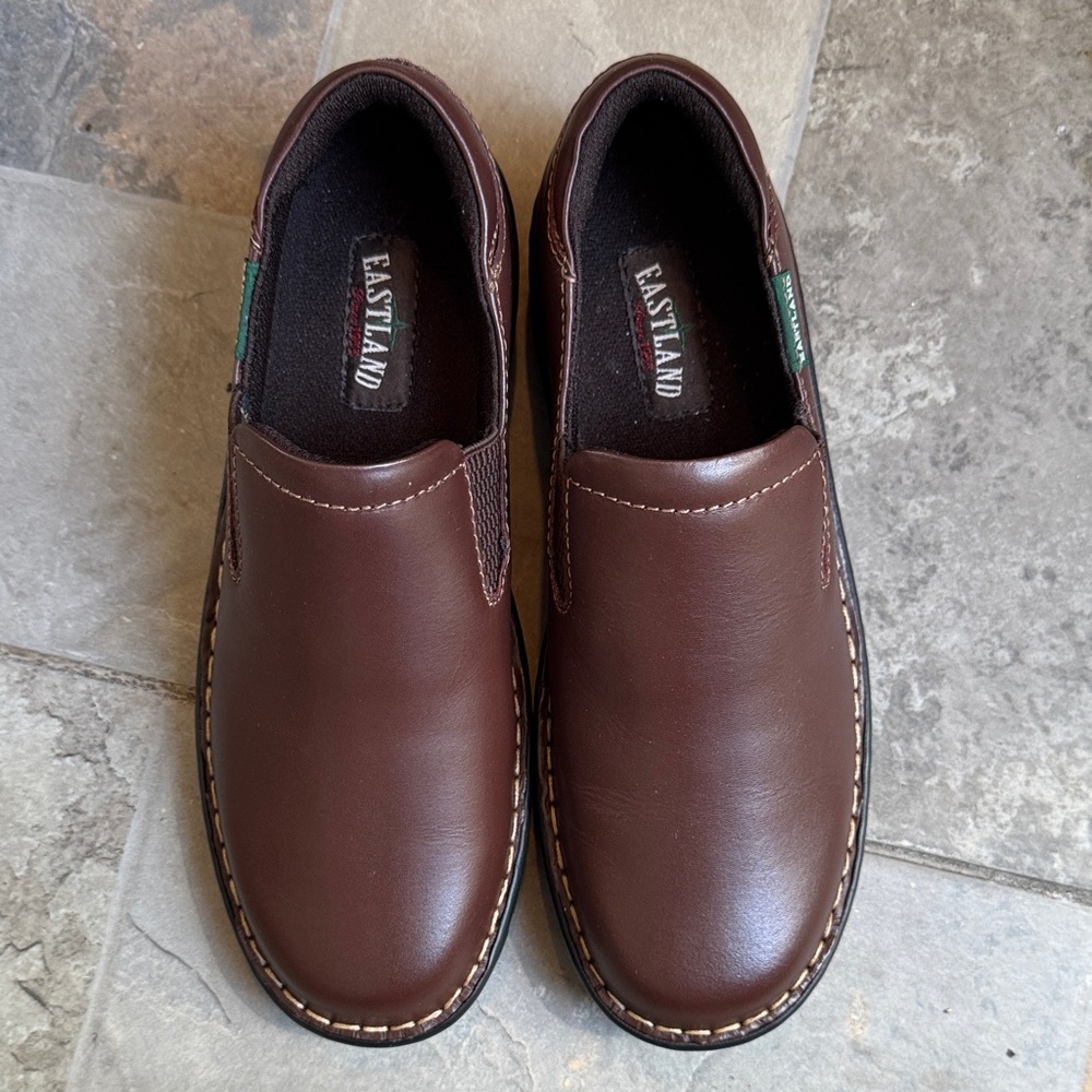 Eastland Brown Slip-On Moccasins size 8